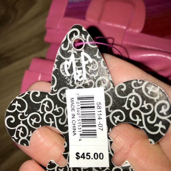 5🌟Rated! Blazing Roxx Splash Print Rain Boots - Picture 3 of 7